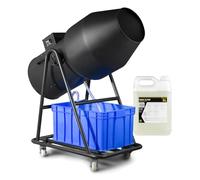 beamz Pro JFC1000 Large Foam Cannon with 10L Concentrated Fluid, High-Output 40m³ per Minute, Steel Cart & Case for Festivals, Parties, Concert Events