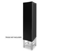 BeamZ Pro P30 Tower DJ Light Podium Cover - 2m Black Lycra 4-Sided