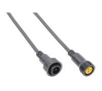 beamz Professional DMX Data Extension Cable 10m IP65 Waterproof Connectors - Durable Outdoor Lighting Lead, Compatible with Tronios IP Rated Colour Units & Wall Washers (MPN:150.488)