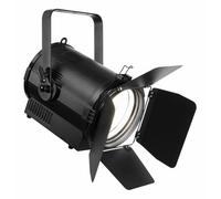 BeamZ Professional BTF200Z COB LED Fresnel Theatre Spot Light 200W Warm White, 15-60° Motorised Zoom, CRI 97, DMX Control & Barndoors, Production Lights for Stage & Studio