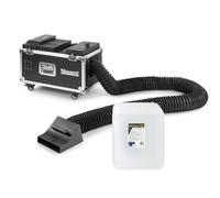 beamz Professional LF1500 Low Lying Fog Machine with 20L Super-Density Fluid - Compact Low Level Fogger for Weddings, Theatrical Productions, Live Events and Stage Effects