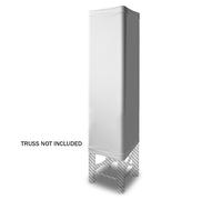 BeamZ Professional P30 Tower - 1.5m White Lycra DJ Light Podium Cover