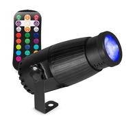 BeamZ PSZ18W LED Pin Spot with Zoom for DJ Parties, Mirror Ball & Disco Lighting