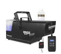 beamz Rage 1800 Snow Machine with 5L Fluid, Wireless Remote, Timer & DMX, Professional Artificial Fake Snow Effect for Events, Stage Performances, Parties and Christmas