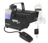 beamz Rage 600 Smoke Machine with Wireless Remote Control & 1L ECO Clear Fluid for Home Party Fog Mist Effects