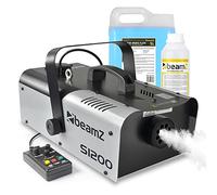 beamz S1200 MKII Remote Control Smoke Machine with 5L Blue Fluid & Cleaner - Perfect for Parties, Events, Halloween & much more - Professional Fog Machine, Halloween Smoke Machine