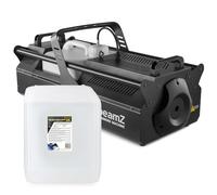 beamz S3500 Pro DMX Smoke Machine, 3500W Professional Stage Effect with Wireless Remote, 20L High-Density Fluid Included for DJ Events, Theatres, Clubs