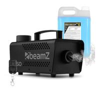 beamz S550 550W Portable Fog Machine with 5L Smoke Liquid, Remote Control & Push Button Operation, Fast-Heating Element, Sturdy Build, Party Events and Stage Performances