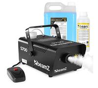 beamz S700 Disco Smoke Machine Package with 5L High Density Fluid, Cleaning Solution and Wired Remote Control - Ideal Smoke Effect for Parties, DJ Events, Small Venues and Stage Lighting