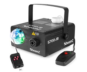 beamz S700JB Smoke Machine with LED Jelly Ball Lights, Compact DJ Fog Maker, DMX Control for Parties, Events and Special Effects