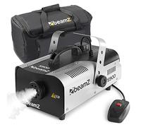 beamz S900 Smoke Machine with Remote Control & Soft Carry Case - Portable DJ Party Disco Fogger Effect Unit 900W for Stage Shows & Events