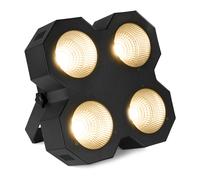 BeamZ SB400 4x 50W LED Stage Blinder Lighting DMX Strobe Warm White