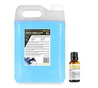 beamz Smoke Fluid 5L High Density Blue Fog Liquid with Mint Fragrance Scent - Professional DJ Fog Machine Fluid Pack for Disco, Club & Stage Event Effects