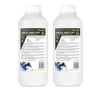 beamz Smoke Machine Fluid 2L, High-Performance ECO Fog Liquid Solution, Odourless, Biodegradable, Non-Toxic, Clear for DJ Events, Effects and Home Parties