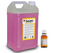 beamz Smoke Machine Fluid 5L with Energizer Scent Additive, Fog Liquid Bundle for DJ Disco Halloween Weddings Parties & Events