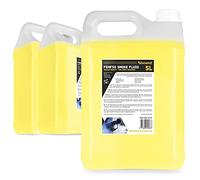 beamz Smoke Machine Fluid Bundle, Three-Pack 5L High-Performance Non-Toxic Water-Based DJ Fog Liquid for Professional Stage Effects, Theatre and Disco Events (15L Total)