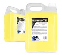 beamz Smoke Machine Fluid Dark Yellow 10L Bundle - High Performance, Non-Toxic Water-Based Fog Liquid for DJ Effects, Stage Events, Theatre Productions & Parties (2x 5L Bottles)