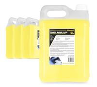 beamz Smoke Machine Fluid Set 20L (4x 5L) Dark Yellow Fog Liquid High-Performance Mist Solution Ideal for DJ Stage Events Theatre Disco Parties Non-Toxic Water-Based Formula