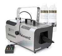 beamz SNOW1800 Artificial Snow Machine with 10L Fluid, High Output Snow Blowing Effect for Party Events, Winter Decor, Stage Performance and Christmas Ambience, Easy Operation