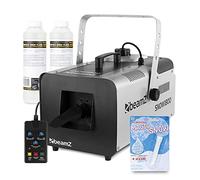 beamz Snow1800 Artificial Snow Machine with 10L Fluid - Indoor Fake Snow Effect Maker for Events, Party Decorations, Festive Celebrations and Stage Use