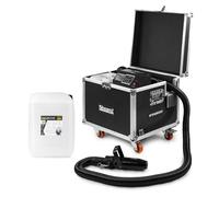 beamz Snow5000 Professional Artificial Snow Machine with 20L Fluid, High-Output Commercial Snowmaker for Events, Parties, Stage Effects and DJ Equipment