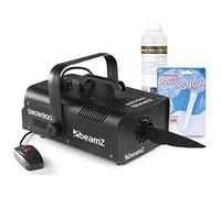 beamz SNOW900 Fake Snow Blowing Machine Kit with 5L Concentrate Fluid & Instant Magic, 900W Realistic Artificial Effect Generator for Christmas, Events and Parties