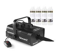 beamz SNOW900 Snow Machine with 20L Fluid Set, Powerful Artificial Snow Maker for Party Effects, Suitable Indoor and Outdoor Use, Easy to Operate Winter Events Festivals Decoration