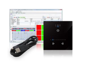 BeamZ Stick-GU2 DMX Wall Mount Interface for Stage Lighting Control