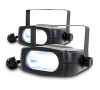 beamz Strobe Light Party Lighting Kit - 2x 150W Adjustable Flash Speed DJ Strobe Lights Set for Disco, Club, Home Parties & Stage Effects with Mounting Brackets Included