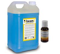 beamz Universal Smoke Machine Fluid 5L with Tropical Fragrance Additive, Low Density Fog Effect Solution for DJ, Disco, Party & Stage Lighting Atmosphere