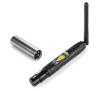 beamz Wireless DMX Transmitter and Receiver Kit - 2.4GHz Cordless Controller System, Supports 7 Universes, Eazylink Protocol Compatible, Stage Lighting Control Solution