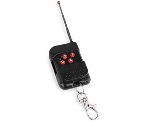 beamz Wireless Remote Control Fuzzix S55/F50X Smoke Machines - Compact, Easy-Access Buttons, Sliding Cover, Extendable Antenna, 15m Range, Keychain Design
