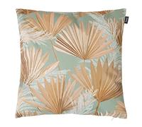 Bean Bag Bazaar Outdoor Cushions Filled, Wild Collection, Pampa Leaf Print, 43cm x 43cm, Water Resistant, Outdoor Cushions for Garden Furniture, Garden, Patio