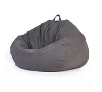 Bean Bag Chair Soft Dark Grey Indoor & Outdoor Pouf 100x120cm Stylish Garden Patio Balcony Seating for Ultimate Relaxation & Comfort
