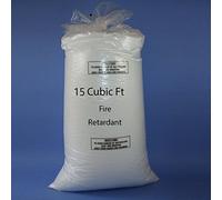 Bean Bag Filling Refill Booster Polystyrene Extra Beads Top Up Bag Beans Balls Various Sizes (15 Cubic Feet)