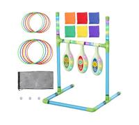 Bean Bag Game - Set With Storage Bag | 2-in-1 Educational Toys For Kids Outdoor Backyard Garden Park Sports Exercise Playing Training Party Family Adults Boys Girls LED Light Up Toy, 67x48cm