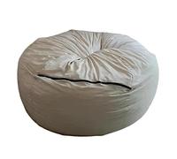 Bean Bag Inner Liner 5/6/7ft Waterproof Giant Round Pouf Inner Liner Cover, Couch Cover, Seat, Lazy Sofa High Capacity Replacement Cover with Zipper(D135H65CM)