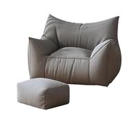 Bean Bag Lounge Soft Comfy Chair, BeanBag Chairs with Memory Foam Filling, Memory Foam Filled with Solid Microfiberm, Machine-Washable Chenille Fabric, for Kids, Adults, Couples