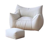 Bean Bag Lounge Soft Comfy Chair, BeanBag Chairs with Memory Foam Filling, Memory Foam Filled with Solid Microfiberm, Machine-Washable Chenille Fabric, for Kids, Adults, Couples