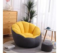 Bean Bag Sofa Cover, High Back Design Cushion Cover for Adults and Kids, Lazy Lounger Style, Without Filler, Houndstooth Pattern