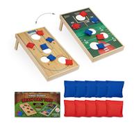 Bean bag toss Cornhole Game 10 Bags Multicoloured Cornhole Toss Colourful