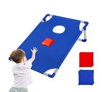 Bean Bag Toss Game - Portable Cornhole Game Set - Active Space-Saving Toy with Storage Bag Fun Play for Kids Birthday Party Indoor Outdoor Lawn Beach Yard Camping
