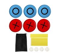 Bean Bag Toss Game - Portable Outdoor Set | Soft Throw Bags | Foldable Board Design | Fun Target Play | Safe Corners | Multiplayer Game for School Camping Festivals Picnics Family Events
