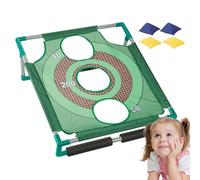 Bean Bag Toss Game, Toss Board Floating Bean Bags, 24.41x22.83x9.45 Inches Game Set with Sturdy Boards, Portable Play Set Colorful Bags, Outdoor Games with Indoor Fun, Family Activity for Adults