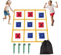 Bean Bag Toss Set - Compact 47.24 x 47.24 x 0.39 Inch Throwing Board Set Lightweight Portable Indoor Outdoor Play Equipment Backyard Activity | from