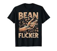 Bean Flicker T-Shirt Caffeine Funny Coffee T-Shirt