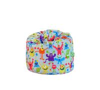 Bean Lazy Cotton Grey Monsters Bean Bag Large Size in Light Grey Bean Lazy Light Grey Large