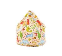 Bean Lazy Women's Cotton Dinosaur Bean Bag Child Size in Medium Beige | Size: Small Bean Lazy Medium Beige Small