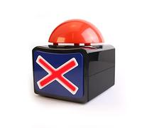 BEAN LIEVE Answer Buzzer Button - Game Show Buzzers with Light & Alarm Sound Trivia Quiz Buzzer for Classroom and Family Feud