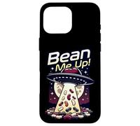 Bean Me Up Sci-fi Fans Science Nerds UFO Humor Case for iPhone 16 Pro Max
